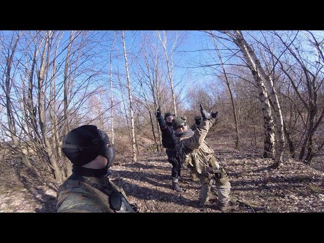 My FIRST Airsoft Game | G&G LR300 FullAuto | Airsoft Skorpione Freiberg