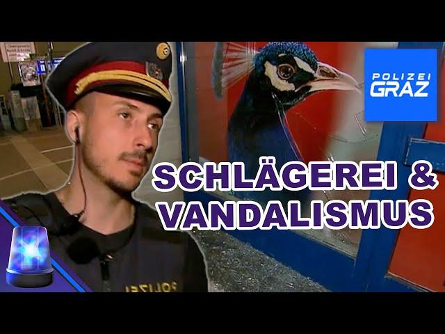 "Er hat mich angespuckt!" - Zoff wegen Bankomatkarte | Polizei Graz - Radau in Karlau | ATV