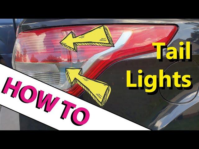 Brake Light & Turn Signal Replacement (2013+): HOW TO ESCAPE