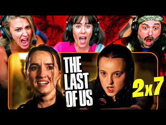 THE LAST OF US 2x07 REACTION!! Blind Reaction & Review! TLOU Season 2 Episode 7 Finale