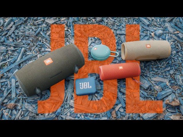 Обзор JBL Charge 4, JBL Xtreme 2, JBL Flip 5, JBL Clip 3 и JBL GO 2 | Большой обзор колонок JBL 2020