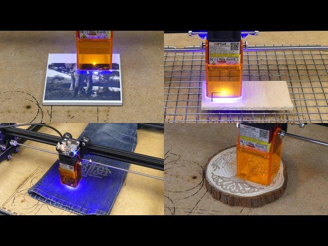 Detailed Tutorial & Material Tests  - Ortur Laser Master 2 Pro    Laser Engraver