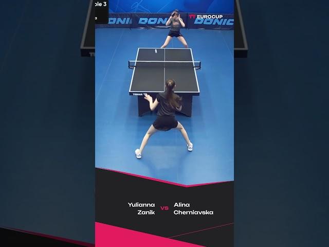 Girls rage #shorts #tteurocup #TableTennis