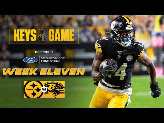 Coach Mike Tomlin's keys to winning the game against the Ravens | Pittsburgh Steelers