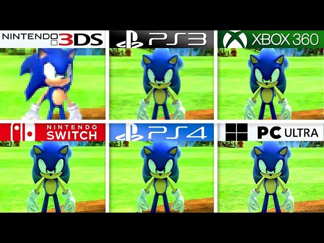 Sonic Generations | 3DS vs PS3 vs Xbox360 vs Switch vs PS4 vs PC Ultra | 4K Full Graphics Comparison