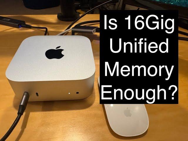 Is 16G Unified Memory for MacMini Enough? #macmini  #memory #random