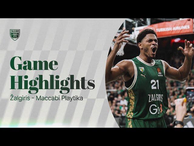 Žalgiris - Maccabi | Game Highlights | 2024.10.24