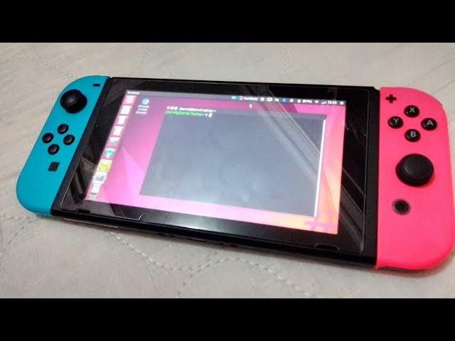 Nintendo Switch booting Ubuntu Linux after installing from Hekate