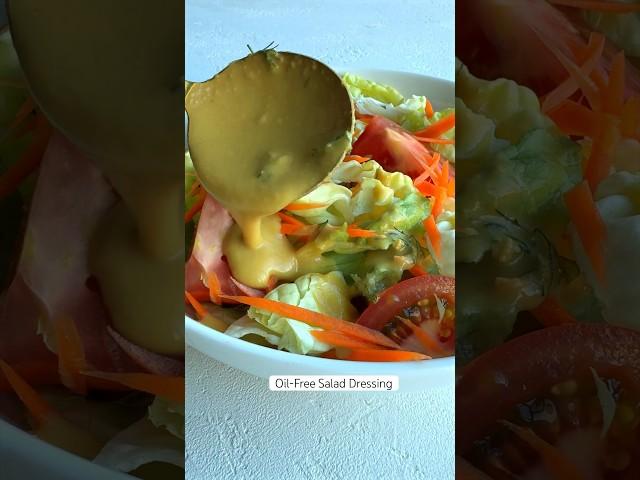 OIL-FREE SALAD DRESSING THAT ACTUALLY TASTES GOOD! Yes! It’s here! And you will love! Vegan, healthy