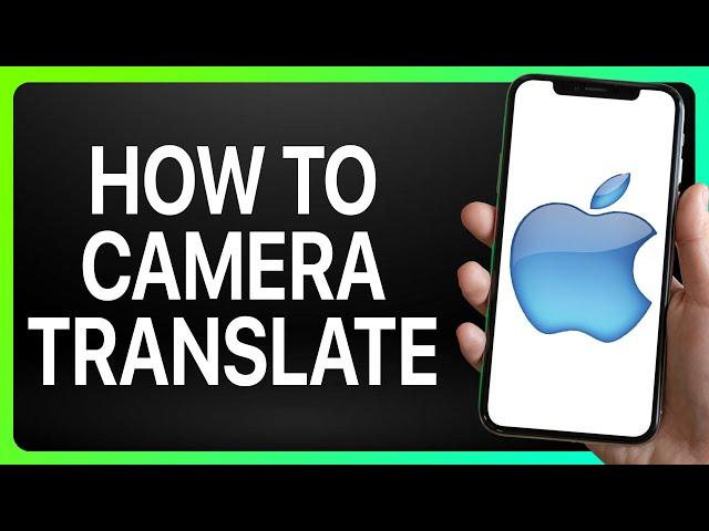 How To Camera Translate On iPhone 2024! (Full Tutorial)