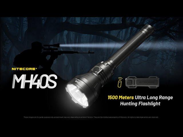 Nitecore MH40S - 1500 meters long throw hunting flashlight