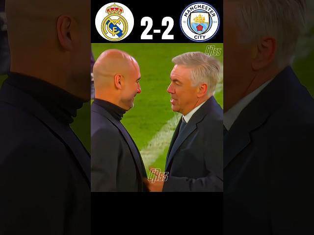 Real Madrid vs Manchester City(2-2) || vini Jr vs Haaland  who is win  || #football #shorts ️