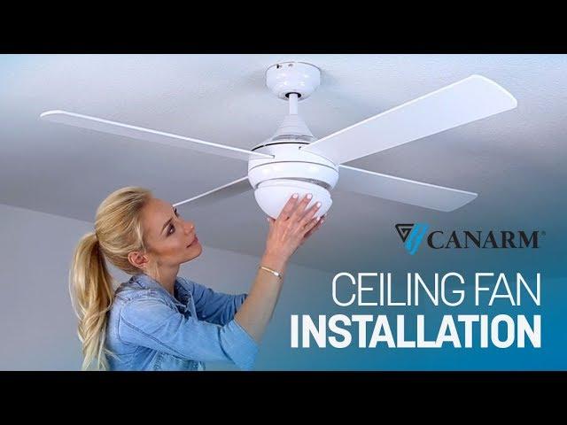 How to Install a Ceiling Fan | Canarm