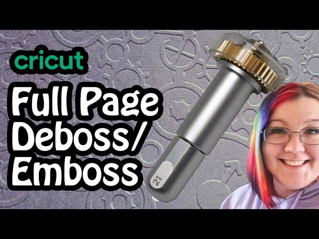 Learn How to Emboss a Full Page Pattern with This Easy Cricut Tutorial