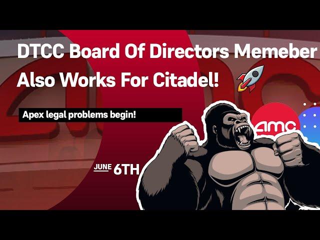 DTCC Board Of Director Member Also Management At Citadel! Apex Undergoing Legal Problems!