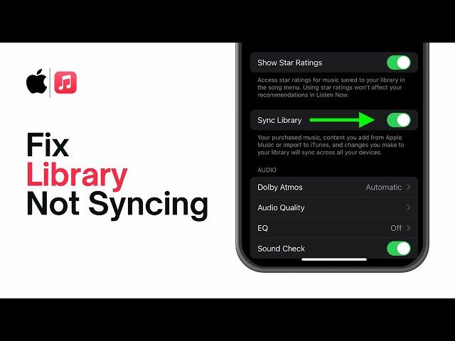 How to Fix Apple Music Library Not Syncing 2024 (Tutorial)