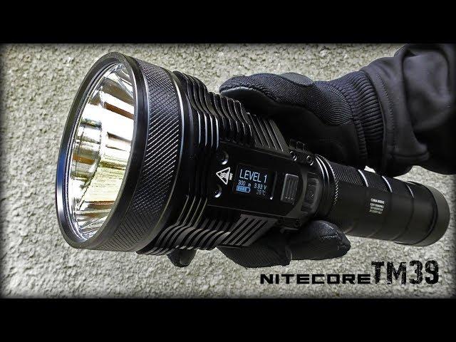 Самый мощный фонарь в мире Nitecore TM39/Tactical flashlight