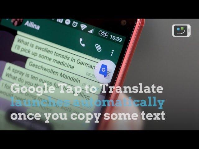 Google Translate now works from within any Android app