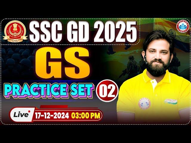 SSC GD 2025 | SSC GD GK/GS Practice Set 02 | GS For SSC GD by Naveen Sir