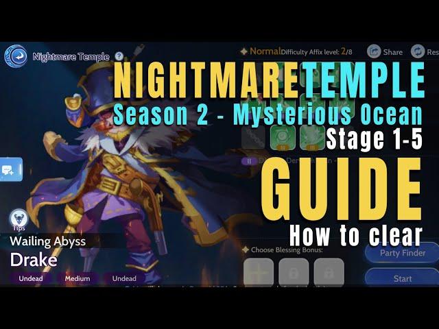 Nightmare Temple Season 2 GUIDE | BARD GAMEPLAY | RAGNAROK ORIGIN GLOBAL