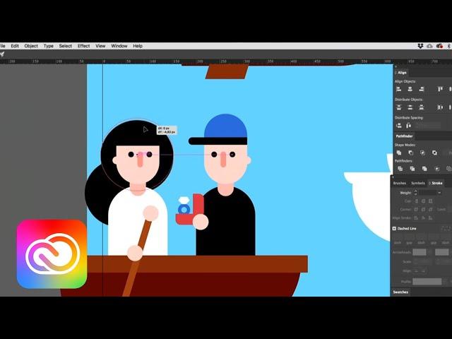 Live Vector Art with Giulia Zoavo 1 of 3 | Adobe Creative Cloud