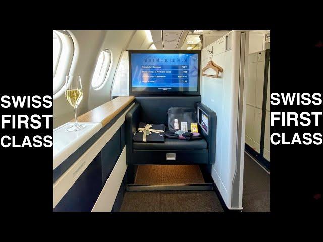 SWISS FIRST CLASS - Luxurious (and delicious dining) experience above the clouds