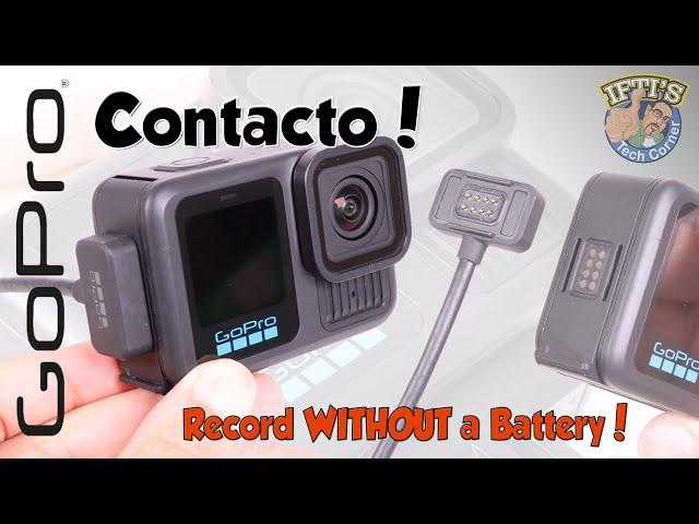 GoPro Contacto Magnetic Door & Power Cable Kit - Capture with no battery?! - REVIEW