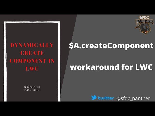 How to create component dynamically in LWC || #Salesforce #LightningWebComponent