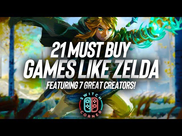 21 MUST BUY Switch Zelda Like Games Feat. 7 Great Nintendo YouTubers