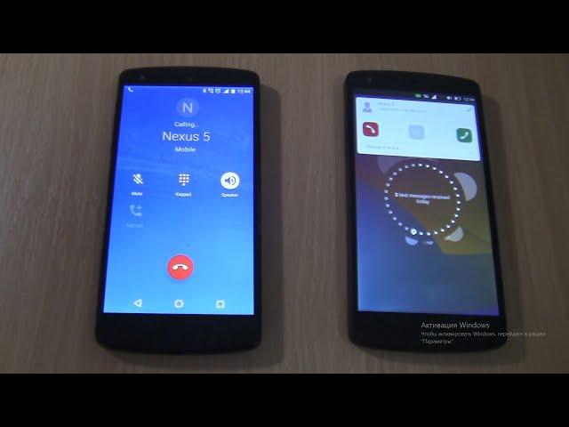 Incoming call & Outgoing call at the Same Time Nexus 5+Nexus 5 With Ubuntu