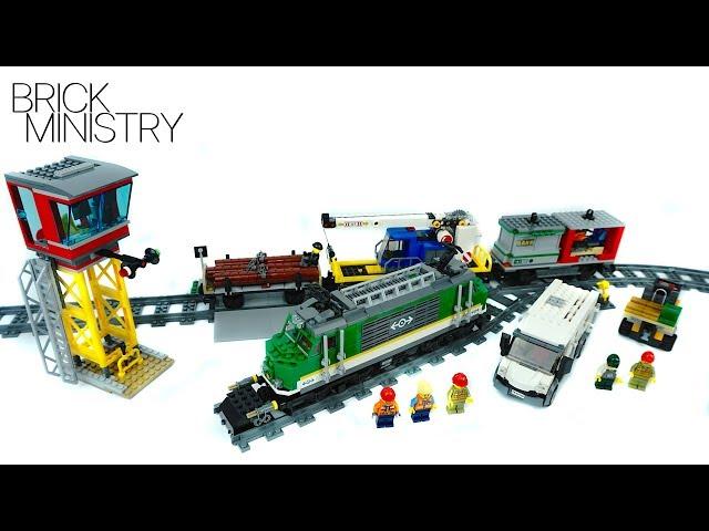 LEGO 60198 CITY ●  Cargo Train [Speed Build Review]