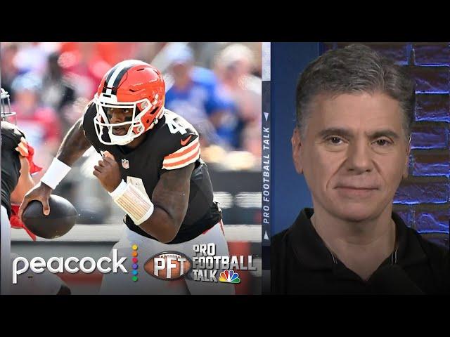 Cleveland Browns' Deshaun Watson is ‘not trying to take any hits’  | Pro Football Talk | NFL on NBC