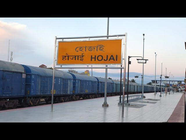 HJI, Hojai railway station Assam, Indian Railways Video in 4k ultra HD