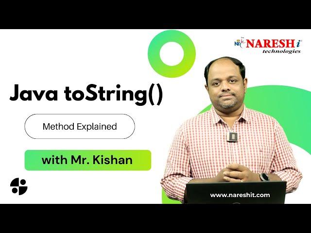 Java toString Method Explained | NareshIT