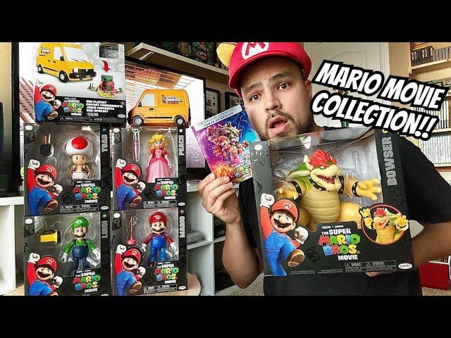 Collection of Super Mario Bros Movie toys!!