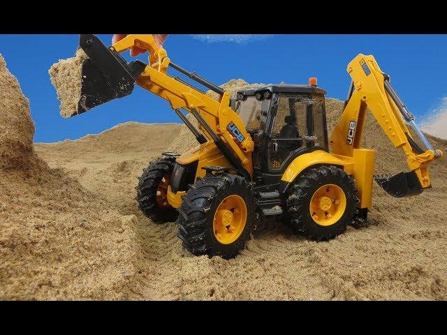 Excavator, Tractor, Fire Truck, Garbage Trucks & Police Cars Toy Vehicles for Kids