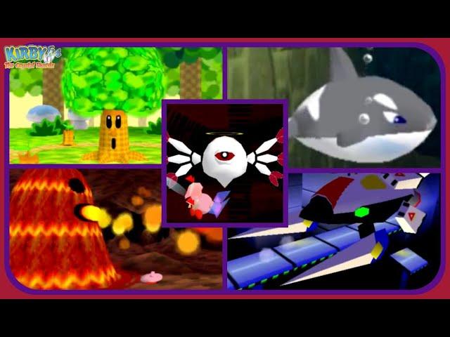 Kirby 64: the Crystal Shards: All Boss Encounters: Hard Mode - No Damage!!