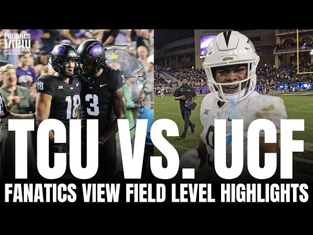 TCU Horned Frogs vs. UCF Knights College Football Game Highlights | Fanatics View Field Level