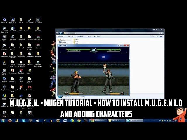 M.U.G.E.N. - Mugen Tutorial - How to install M.U.G.E.N 1.0 and adding characters