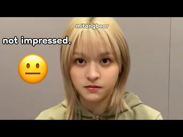 nmixx lily's response to fan who says this about TWICE