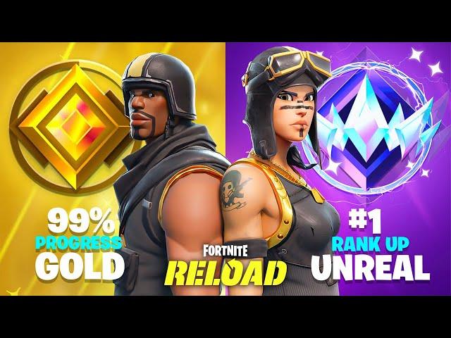 Gold To Unreal Reload Speedrun But It's Duo Fills Only... (Fortnite Ranked)