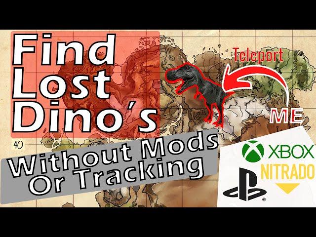 How To Find a Lost Dino on Console & Nitrado Servers Using 3 Simple Commands! Ark Survival Evolved