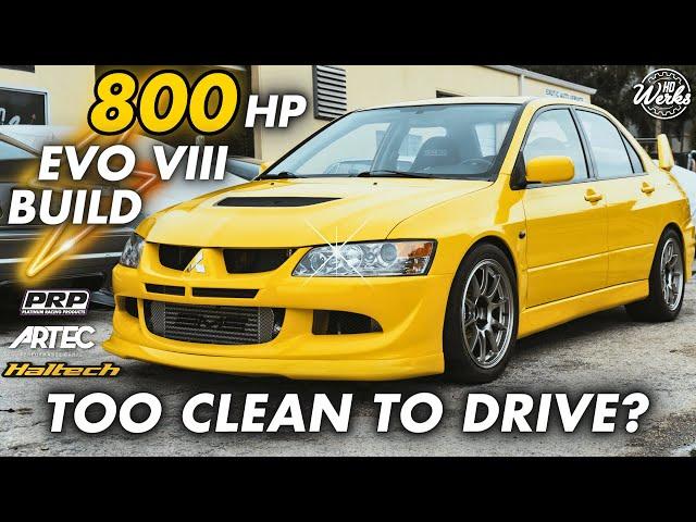 Evo 8 FULL RESTORATION and 800HP Build Is Just Too Clean To Drive