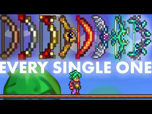 EVERY BOW You'll Need in Terraria in UNDER 5 MINS!