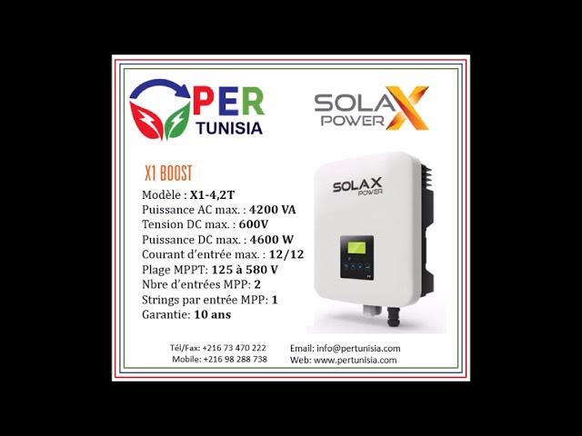 PER Tunisia SOLAX Power BOOST