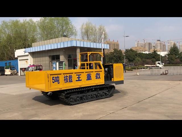 Factory mini crawler carrier/ 5 ton crawler dumper truck