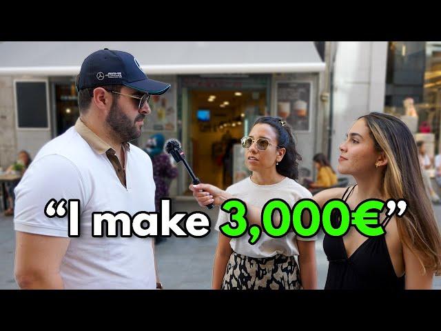 How Much do People Make in Spain?