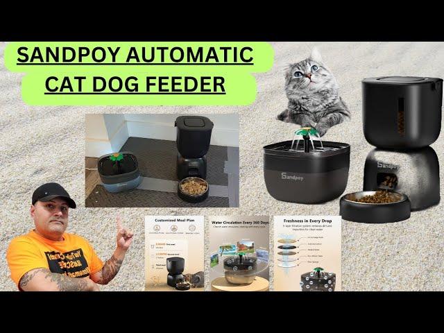 SANDPOY AUTOMATIC CAT DOG FEEDER MUST  HAVE FULL REVIEW