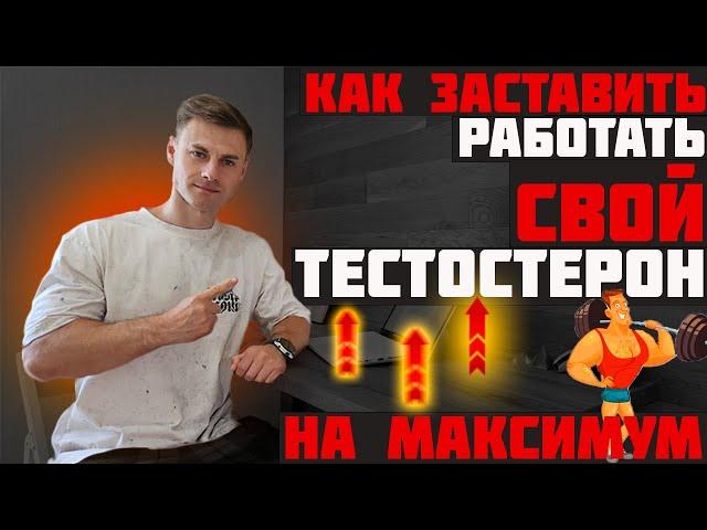 Как заставить работать СВОЙ тестостерон на МАКСИМУМ!?