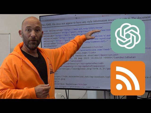 RSS Scraping with ChatGPT API (OpenAI, Python, Feedparser, Beautiful Soup)